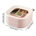 thumbnail image 3 of Boîte à Cafards Multi-Couches pour Collations Séchées dans des Boîtes à Cafards Boîte à Cafards avec Compartiments Plateau de Fruits avec Boîte à Cafards Divisée avec Collations, 3 of 5