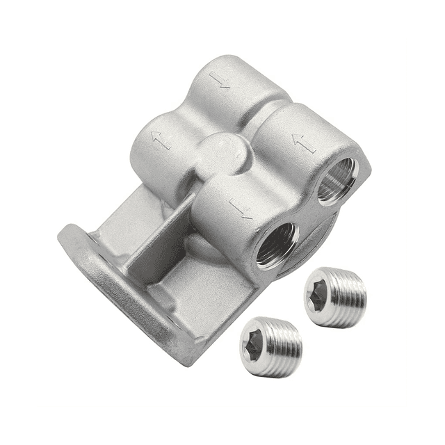 4770/24770 Fuel Filter Base for 1R-0749 1R-0750 Fuel Filter, Filter Remote Mounting Base,1x Fuel Filter Base,Silver
