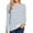 Blue, variant on WXLWZYWL Womens Striped Shirt Boat Neck Tops Nautical Loose Fit Tshirt Classic-Fit Long-Sleeve Crewneck T-Shirt (Available in Plus Size)