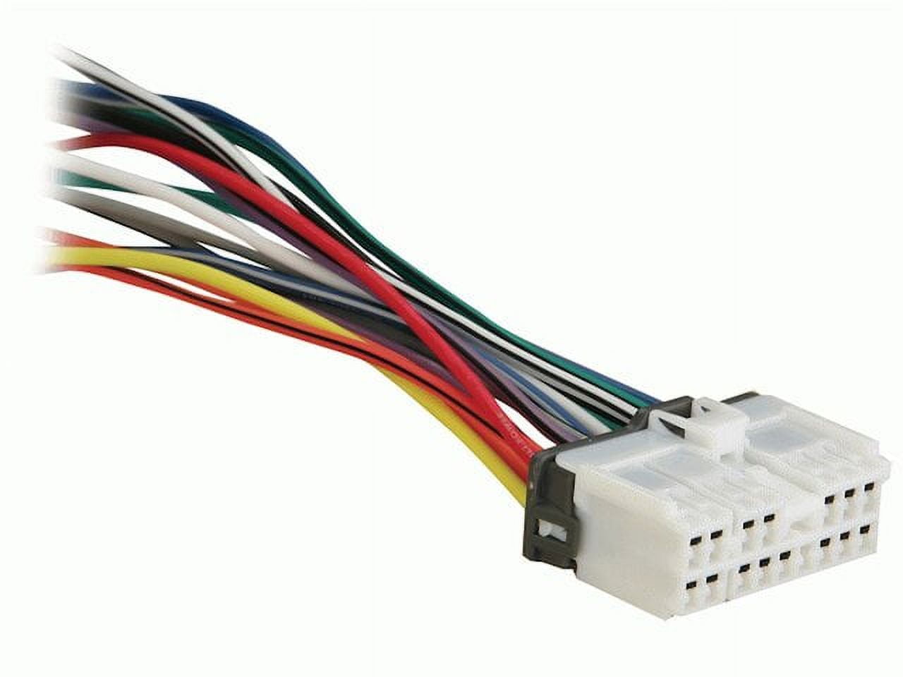 Zenoruslky Car Radio Wiring Harness Adapter - 42 Pin To 16 Pin ISO, Compatible With Select Hyundai & Kia Models (No AMP/Canbus)