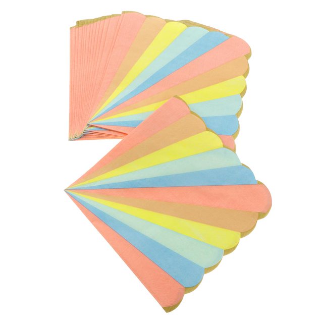 Servilletas De Papel Desechable De 16 Piezas, Tiras De Papel, Artículos De Vajilla Para Fiestas Soledad Servilletas de papel de cumpleaños