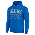 thumbnail image 2 of Men's Starter Royal St. Louis Blues Retro Graphic Pullover Hoodie, 2 of 3