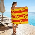 thumbnail image 4 of Soccer-Themed Beach Towel And Microfiber Beach Bath Towel And Soccer Party Decorative Towel And Size 55 X 28 Inches, 4 of 6