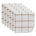 thumbnail image 1 of Set de Paños de Cocina DII 30x30 cm Blanco con Raya Piedra 6 Piezas, 1 of 8