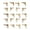 Retro buttons, variant on 20Pcs Vintage Hollowed Corner Sticker Journal Border Sticker for Scrapbooking Journal Photo Album Phone Case Art Craft