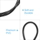 thumbnail image 4 of Aluminio Perfil Ranura Cubierta Plana Sello Negro 20M 8mm 3030 4040 Unique Bargains, 4 of 5