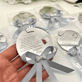 thumbnail image 3 of 1/4 Inch Grosgrain Ribbon - 50 Yards Craft Ribbon for Gift Wrapping, Wedding Decor, Hair Bows & DIY Projects Silver, 3 of 8