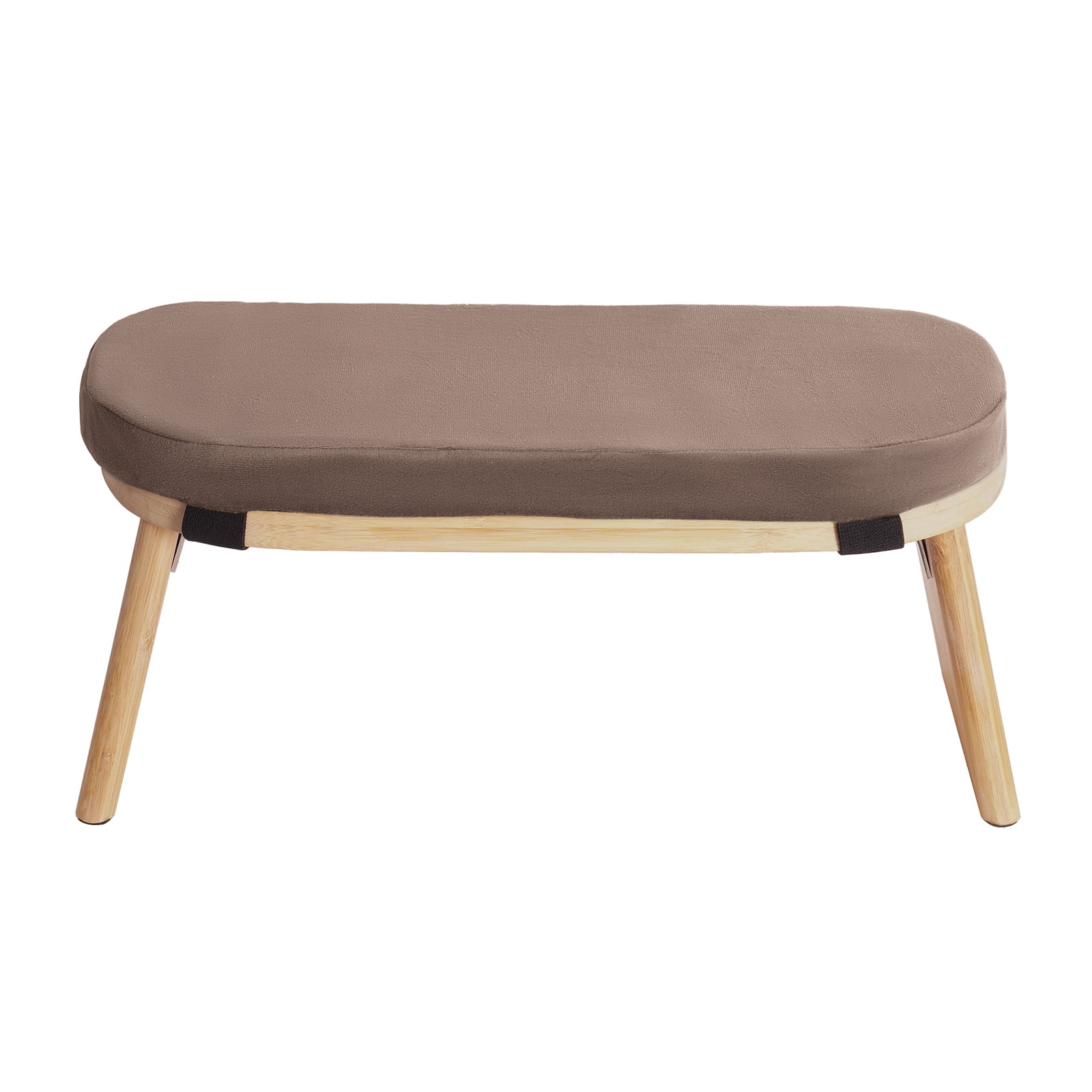 LiHUiee 17.3*7.5*8.3in Foldable Bamboo Meditation Bench, Meditation Stool-Prayer Kneeler Chair for Yoga
