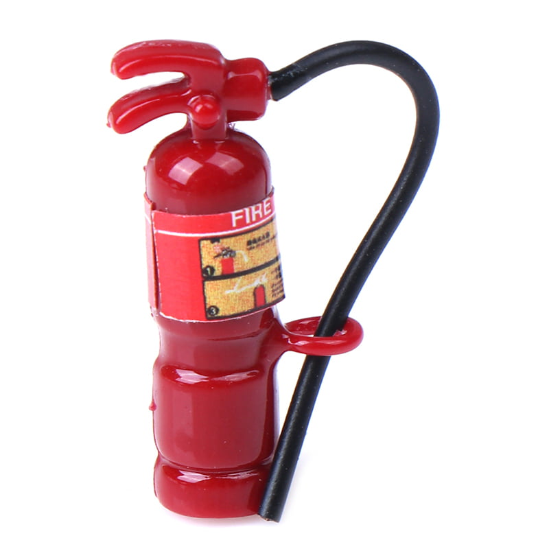 1/12 Miniature Dollhouse Fire extinguisher Dollhouse Miniature Toy： 