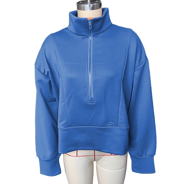Sudadera de manga larga, jersey informal de manga larga, sudadera de manga larga con cremallera, jersey de manga larga con cremallera, precio excepcional