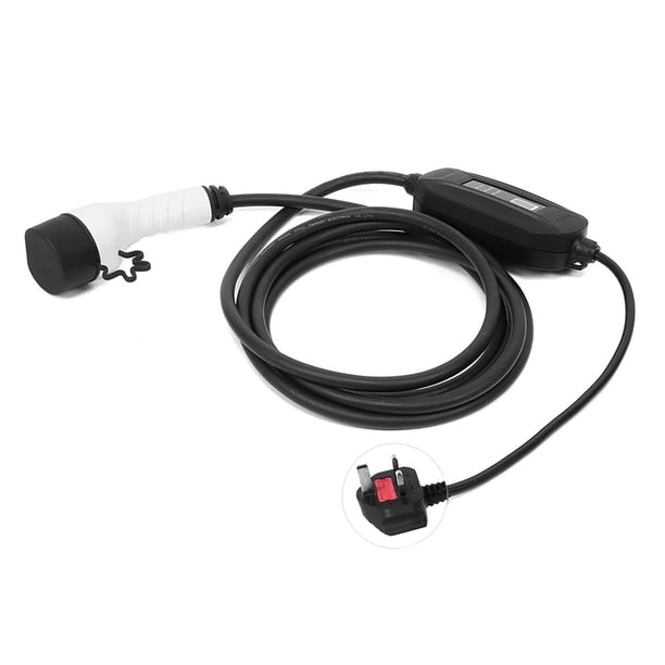 Cargador de vehículos eléctricos, cargador EVSE portátil de 13 A, cargador EVSE, accesorio para vehículos eléctricos, diseño de última generación