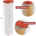 thumbnail image 4 of Signora Ware Airtight Container with Lid Set Pasta Storage Containers for Pantry, 2-Pack 37 Oz Red, 4 of 5