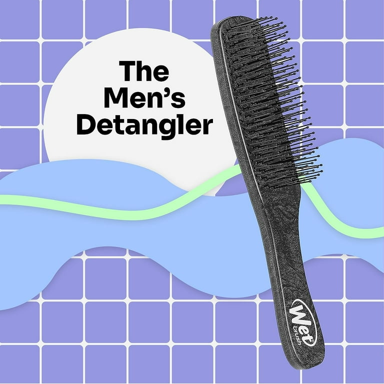 Wet Brush Detangling Hair Brush for Men, Black - Stimulates Wet Brush Detangling Hair Brush for Men, Black - Stimulates