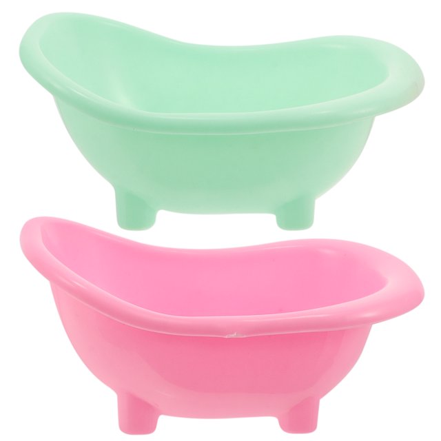 LOLIPPYY 2Ud Bañera Para Loros Y Pinzones Fácil De Usar Y Limpiar Color Surtido