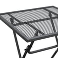 thumbnail image 5 of vidaXL 3 Piece Garden Dining Set Expanded Metal Mesh Anthracite, 5 of 5