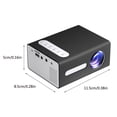 thumbnail image 3 of BOBOMOTI Projector Clearacne 1080P Portable Projector for Bedroom Compatible with iOS/Android/Laptop/HDMI/PC/TV Stick/USB, 3 of 7