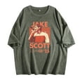 thumbnail image 2 of Jake Scott On Tour Live In 2025 Washed Cotton Tshirt Hip Hop Style Short Sleeve Tees, 2 of 4