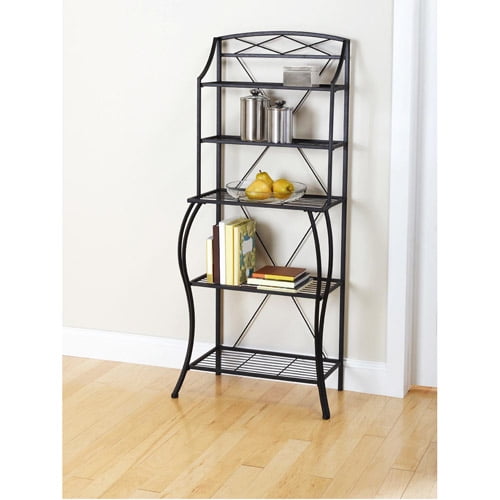 Mainstays Bakers Rack, Black
