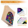 thumbnail image 5 of Yayeee Napkin Holder for Table Set of 2 Kitchen Paper Tissue Organization, Colorful Psychedelic, 5 of 8