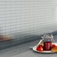 thumbnail image 5 of Subway Silver Stainless Steel 12.2 in. X 11.81 in. X 5 mm Metal Peel and Stick Wall Mosaic Tile (6 sq. ft. / case), 5 of 5