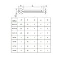 thumbnail image 2 of Juego Surtido de Pasadores de Chaveta de 90 Piezas, Chaveta de Ajuste de Llave de Acero Inoxidable 304 para Talleres, Garajes de Motores Pequeños Auto, 2 of 4