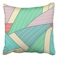 thumbnail image 1 of RYLABLUE Répétitif Ligne de Vague Maille Agréable Couleurs Abstraite Maille Structure Taie d'Oreiller Housse Coussin 18x18 Pouces, 1 of 1