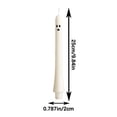thumbnail image 3 of Cute Ghost Taper Candles, Halloween Spooky Ghost Face Long Stick Candles, Decorative Dinner Candlesticks for Halloween Party Home Table Decor, White, 3 of 8
