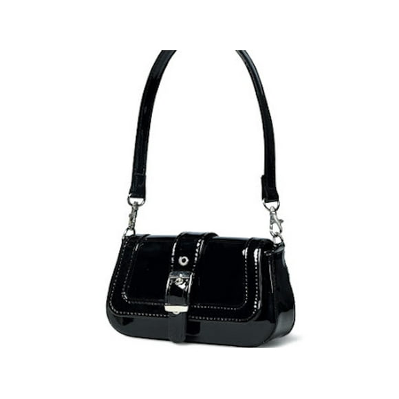 Petit Sac à Main en Cuir Verni Exquis et Intemporel