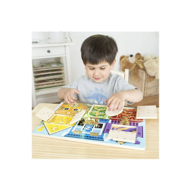 Melissa and doug latches best sale board walmart