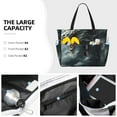 thumbnail image 5 of Yiaed Cloud White Dragon Print Large Capacity Beach Travel Bag - Waterproof Zipper Vacation Tote for Sandproof Storage, and Camping, 5 of 5