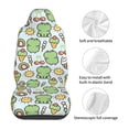 thumbnail image 5 of Sikiie Frog With Sweet Car Seat Protector 2 Pack Car Seat Cushion Mat, Car Seat Covers for SUV, Truck, Van, 5 of 7