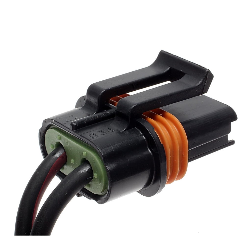 CarLights360 For Cadillac Eldorado 1990-2000 Electrical Connector | Plastic | Metal Contact Terminal | Blade Terminal | Push On Attachment Method | 1 Male Connector