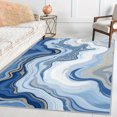thumbnail image 4 of 1PC Striped Area Rug Local Rug, Lightweight Washable Easy-to-Care Carpet Mat Festival Gift, Suitable for Living Room, Bedroom, Office, Balcony, Bathroom, Room Accessones, 4 of 8