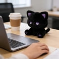 thumbnail image 3 of CYFW Purple Cat Plush Toys,Kawaii Valentines Plushies for Girls Kids Boys,Cute Plush Toy Soft Valentine's Day Gift for Her,Girlfriend,Wife,Kids, 3 of 7