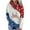 Red, variant on Amzcrzy Hoodies for Women Christmas Hoodie Christmas Printed Hoodie Color Matching Sweater Long Sleeve Hoodie Pullover Hoodie Women's Sweatshirts and Hoodies Long Sleeve Shirts for Women L
