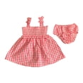 thumbnail image 2 of Counting Daisies Toddler Girl's Smocked Tank Summer Woven Dress, S920164 (Pink Gingham, 4T), 2 of 2