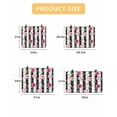 thumbnail image 7 of Large Induction Cooktop Protector Mat Pink Roses Stove Top Covers for Electric Stove, Romantic Flowers Leaves Floral Black Stripes Decorative Stove Burner Cover Mats, Glass Top Stove Cover, 7 of 7