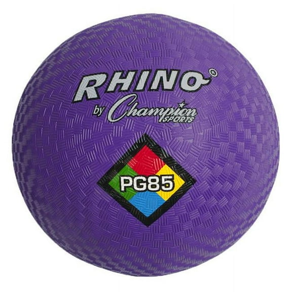 Champion Sports  8.5 in. Playground Ball, Purple - 3 Each