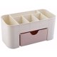 thumbnail image 2 of Caja de almacenamiento de cosméticos de escritorio, caja de almacenamiento de joyería multifuncional multiespacio para el hogar con cajón, 2 of 5