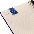 thumbnail image 4 of Daily Task Journal by Graphique Luxe Collection, Cobalt Blue Fabric-Wrapped Hardcover Spiral Notebook, 192 Pages, Gold Foil Embossed, Magnetic Bookmarks, Planner for Writing & Priorities - 6” x 8”, 4 of 7