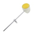 thumbnail image 3 of Cabezal de goma, de bombo, bombo, Pedal, , martillo, tambor, piezas de repuesto, buen rendimiento Blanco amarillo shamjiam batidor de bombo, 3 of 8