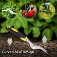 thumbnail image 2 of Hand Weeder Weeding Tool, Garden Hand Tools with Hole, Ergonomic Handle(Yellow), 2 of 7
