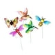 thumbnail image 3 of 5 adornos para patio de , estacas de jardín de mariposas de 15.0 in, estacas de mariposa de colibrí, , para interior, macetas,, 3 of 9