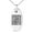 Silver, variant on Stainless Steel Letter Q Initial Floral Box Monogram Engraved Small Oval Charm Pendant Necklace