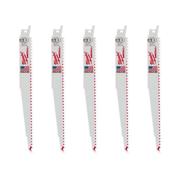 Milwaukee Tool 9" 5 TPI Sawzall Blades (5 Pk)