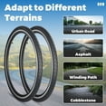 thumbnail image 6 of Meghna 26 x 1.5 inch Folding Bike Tire for 26 inch City Cruiser Commuter 2 Pack with Levers, 6 of 7