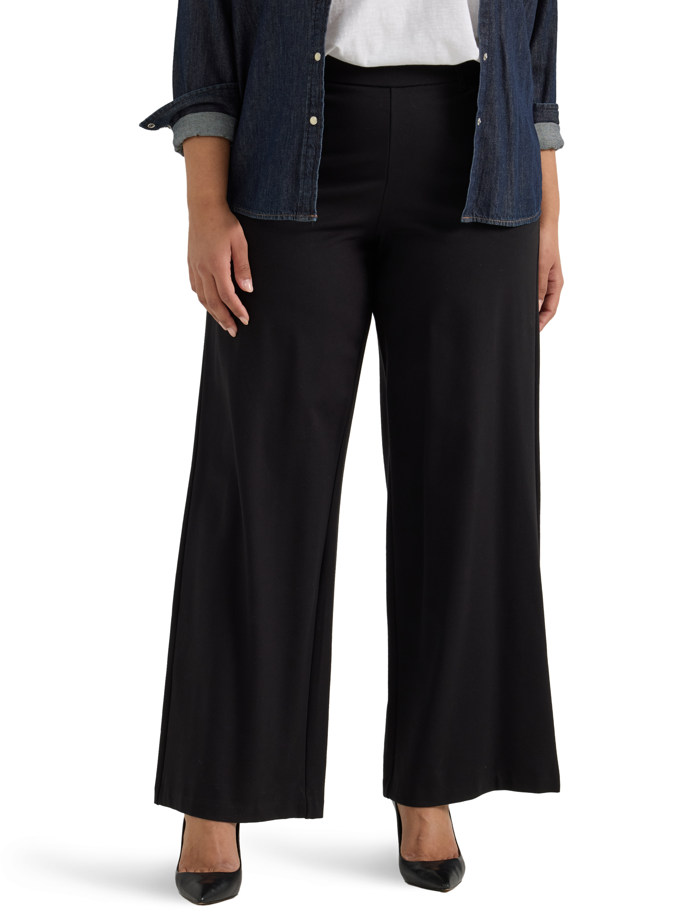 Lee® Women's Plus Ultra Lux Comfort Anywear Wide Leg Pant