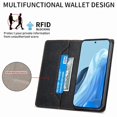 thumbnail image 4 of RFID Blocking Wallet Case for Samsung Galaxy M35 Multifunctional Flip Cover with Card Slots & Cash Pocket, Magnetic Closure, TPU Bumper & Kickstand Stand Black, 4 of 6