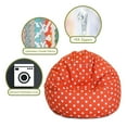 thumbnail image 5 of Majestic Home Goods Ikat dot Large Classic Bean Bag Chair, Multiple Colors, 5 of 5