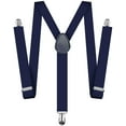 thumbnail image 3 of Suspenders For Men,Women Adjustable Suspends Bow Tie Set Solid Color Y Shape, 3 of 5